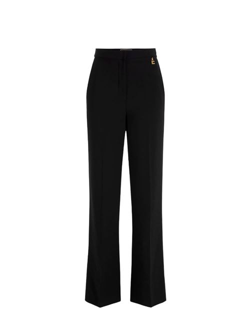 Black women's trousers ELISABETTA FRANCHI | PA02141E2.110